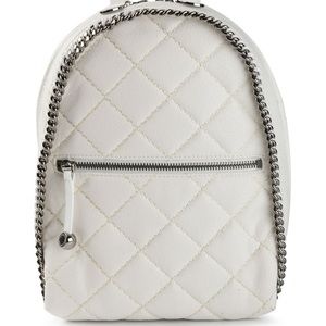 ✨ Stella McCartney Falabella white mini backpack✨